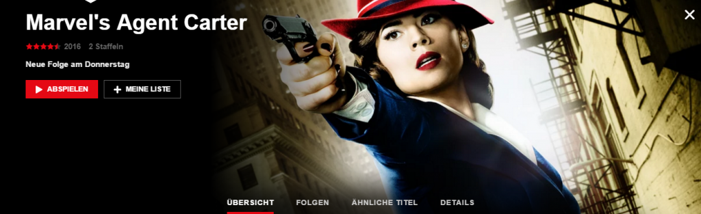 Agent Carter Staffel 2 bei Netflix